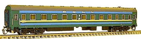 Long distance Passenger sleeping car for "OMICH" train<br /><a href='images/pictures/TT_Model/2012.jpg' target='_blank'>Full size image</a>
